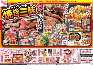 0228号さえき国立店リニューアルオープン協賛セールのチラシ画像