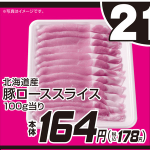豚ロース薄切り