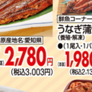 うなぎの蒲焼き