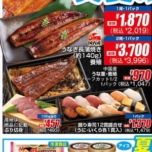 うなぎの蒲焼き