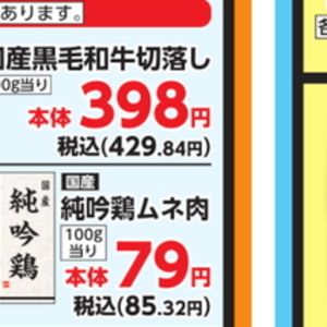 牛コマ・切落し