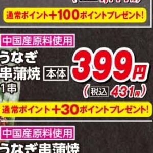 うなぎの蒲焼き