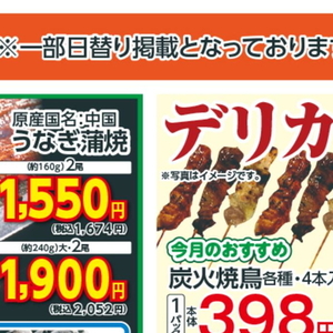 うなぎの蒲焼き