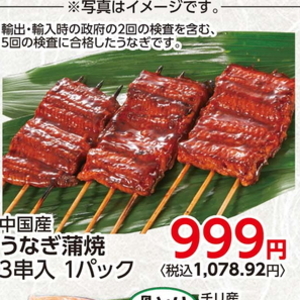 うなぎの蒲焼き