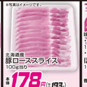 豚ロース薄切り