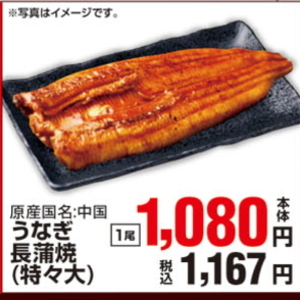 うなぎの蒲焼き