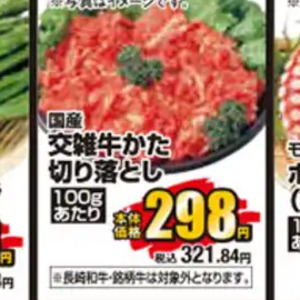 牛コマ・切落し