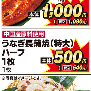うなぎの蒲焼き