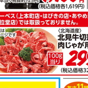 牛コマ・切落し