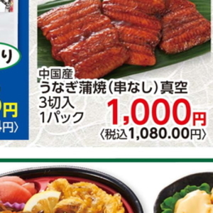 うなぎの蒲焼き