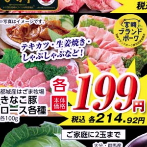豚ロース厚切り