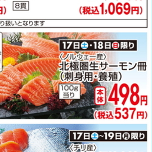 サーモン（さく取り）