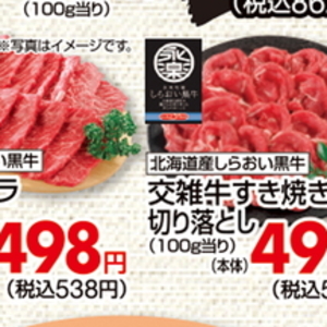 牛コマ・切落し