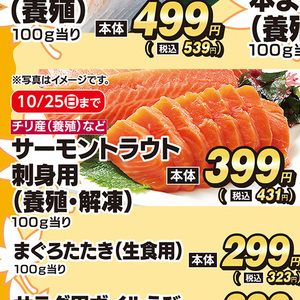サーモン（刺身）
