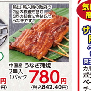 うなぎの蒲焼き