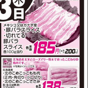 豚バラ薄切り