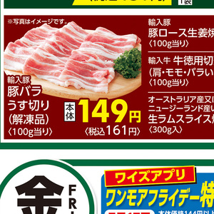 豚バラ薄切り