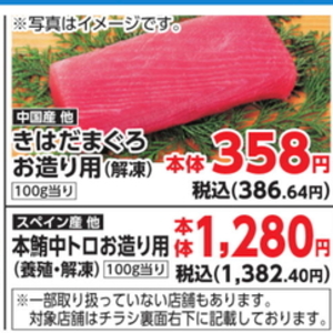 まぐろ中とろ