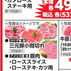 豚コマ・切落し