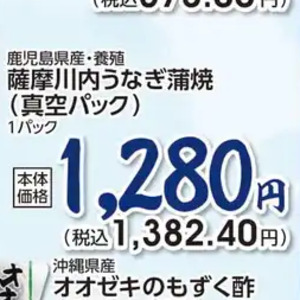 うなぎの蒲焼き