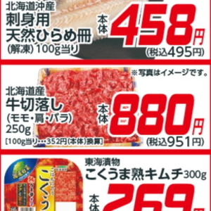 牛コマ・切落し