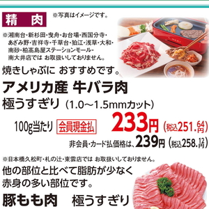 牛薄切り