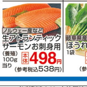 サーモン（刺身）