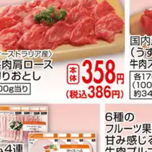 牛コマ・切落し