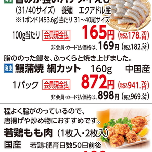 うなぎの蒲焼き
