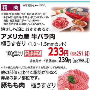 牛薄切り