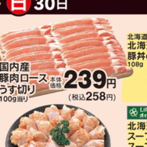 豚ロース薄切り