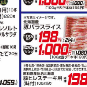 豚バラ薄切り