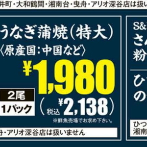 うなぎの蒲焼き