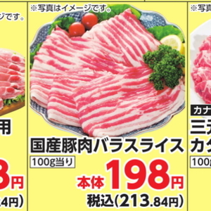 豚バラ薄切り