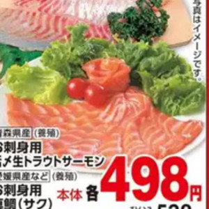 サーモン（刺身）
