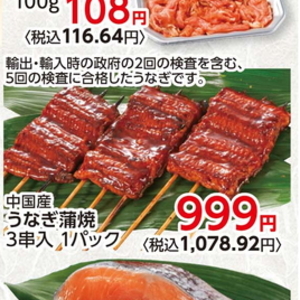 うなぎの蒲焼き