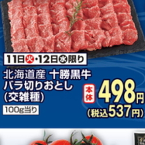 牛コマ・切落し