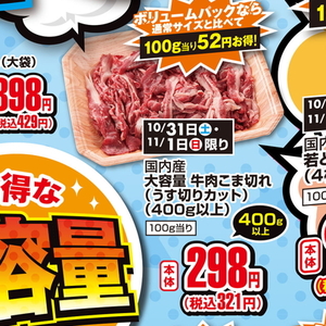 牛コマ・切落し