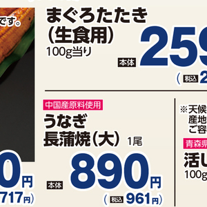 うなぎの蒲焼き