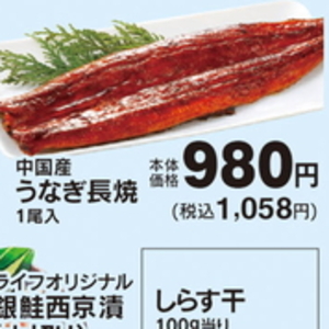 うなぎの蒲焼き
