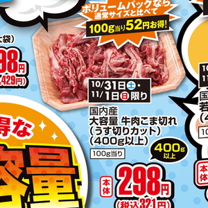 牛コマ・切落し