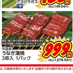 うなぎの蒲焼き