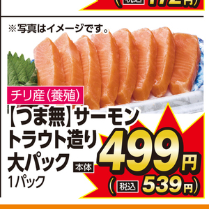 サーモン（刺身）