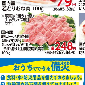 豚ロース薄切り