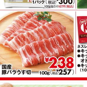 豚バラ薄切り