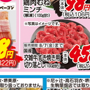 牛コマ・切落し