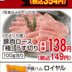 豚ロース薄切り
