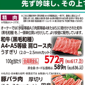 牛薄切り