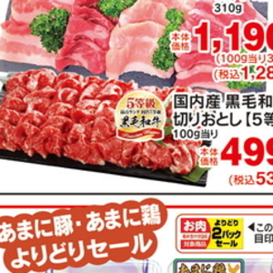 牛コマ・切落し