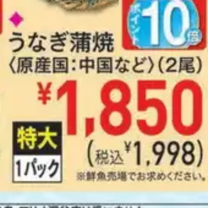 うなぎの蒲焼き